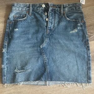 NWT high rise old navy denim skirt
